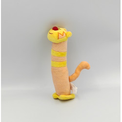 Doudou baton pouet tigre chat orange jaune NATTOU