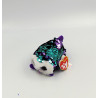 Mini peluche Tsum Tsum chouette hibou bleu violet moonlight TY