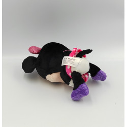 Peluche Minnie noir rose violet yeux brillant DISNEY NICOTOY