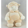 Doudou hochet lutin rayé orange saumon JOLLYBABY