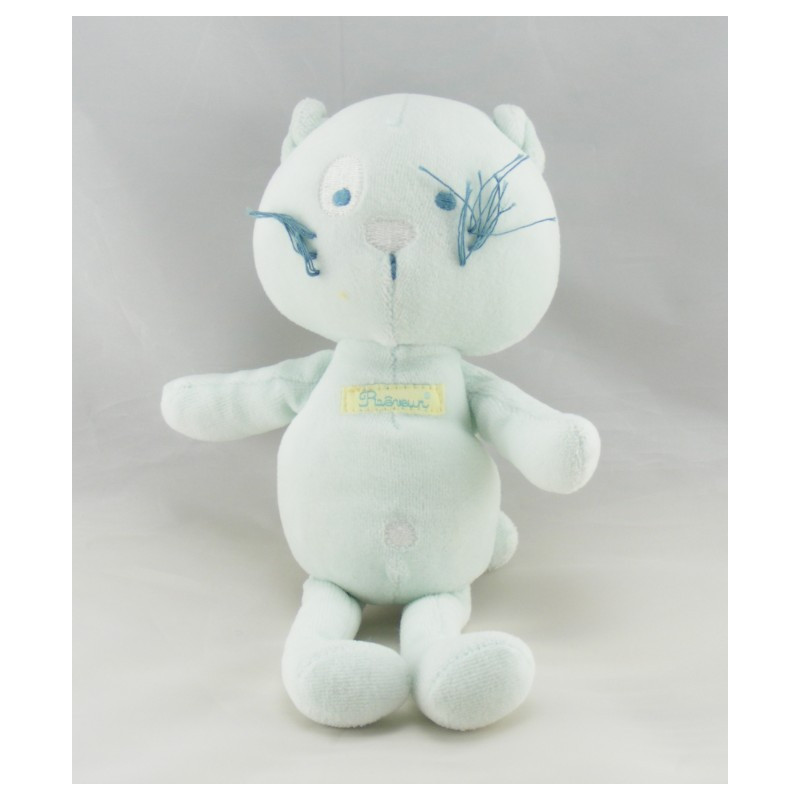 Doudou ours blanc noeud rose SERGENT MAJOR