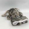 Doudou peluche marionnette lapin gris IMAGIN