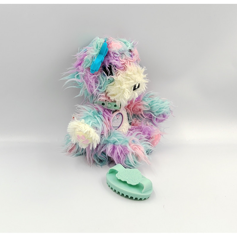 Peluche chien rose bleu violet SCRUFF A LUVS WORLDS APART