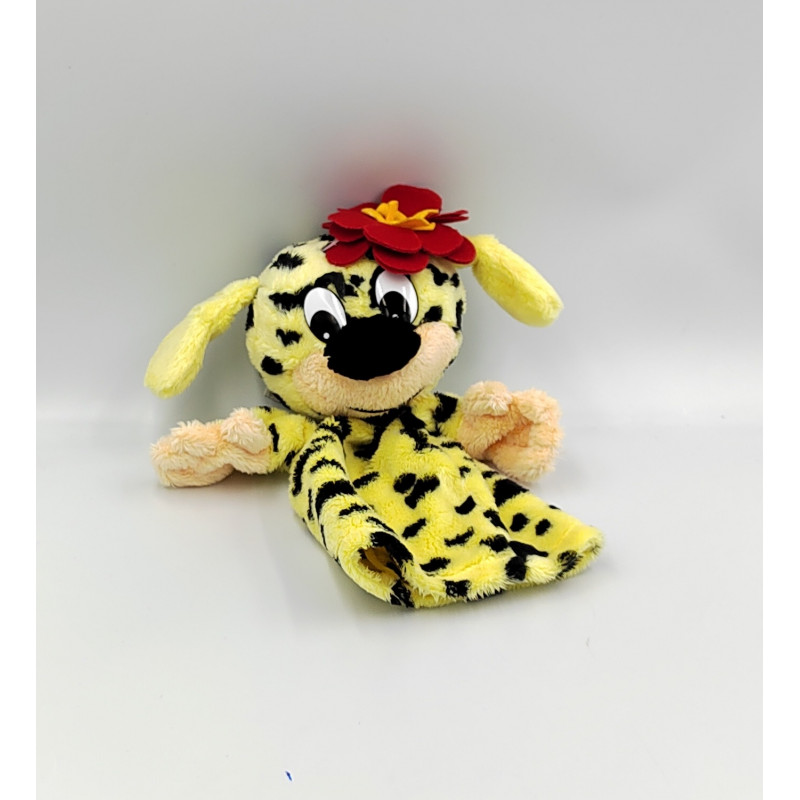 Peluche marionnette Maman MARSUPILAMI avec fleur rouge NOUNOURS