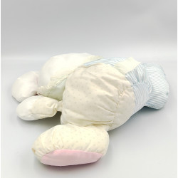 Peluche Puffalump souris blanc rose bleu FISHER PRICE