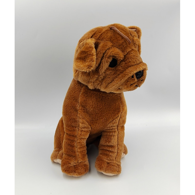 Peluche chien marron ELUZ