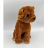 Peluche chien marron ELUZ