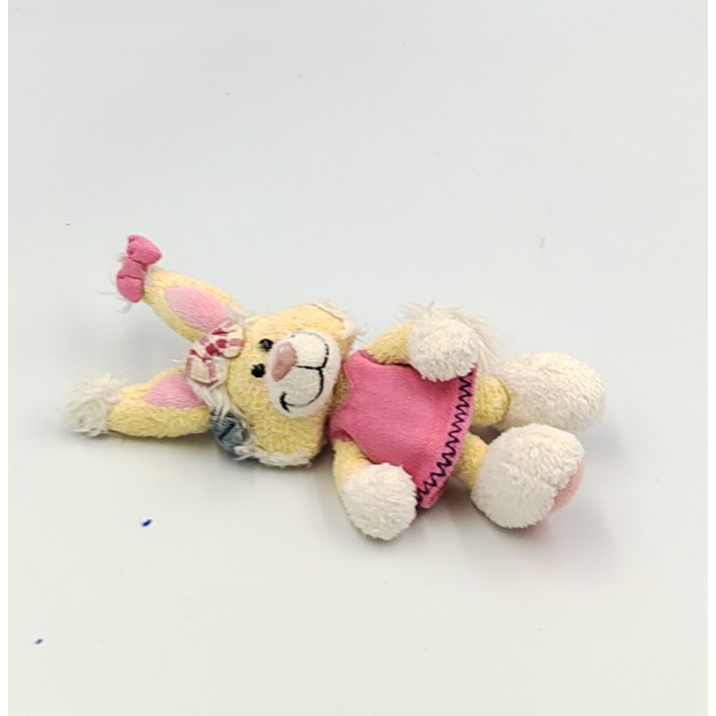 Doudou peluche porte clef lapin Minihopps DIDDL