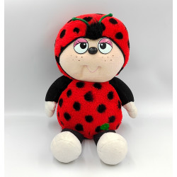 Ancienne peluche coccinelle COCOCINEL NICOTOY