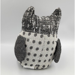 Peluche bloc porte hibou chouette MOMENTO DECO