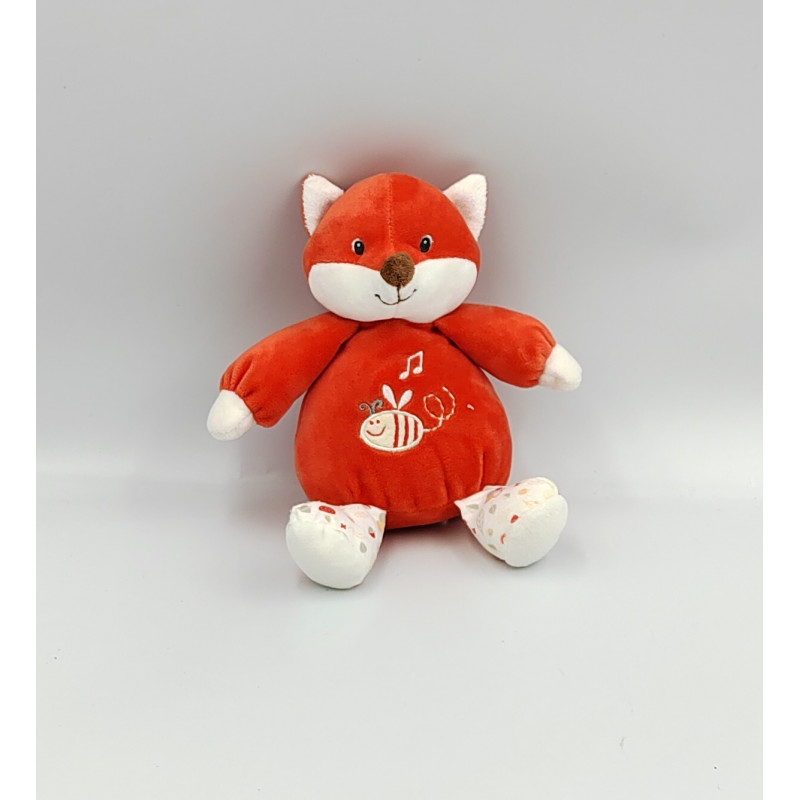 DOUDOU RENARD ORANGE ABEILLE GIPSY