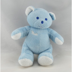 Doudou Ours bleu Musti Mustela