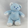 Doudou Ours bleu Musti Mustela