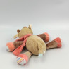 Petit doudou vache beige rose blanc les Zamis NATTOU