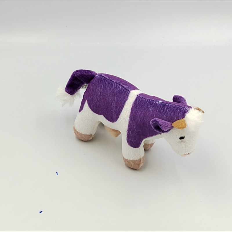 Petite peluche vache violet mauve MILKA
