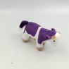 Petite peluche vache violet mauve MILKA