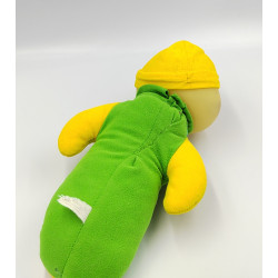 Ancien Doudou Luciole phosphorescent Toto vert jaune AJENA