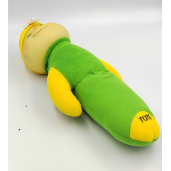 Ancien Doudou Luciole phosphorescent Toto vert jaune AJENA