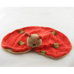 Doudou plat coccinelle papillon jaune BENGY