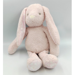 Doudou peluche lapin rose étoiles CASA