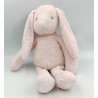Doudou peluche lapin rose étoiles CASA