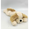 DOUDOU PELUCHE CHIEN COUCHÉ ÉCRU MARRON GIPSY