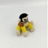 Mini Doudou peluche singe marron jaune noir ORANGUTAN NATURE PLANET 