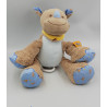 Doudou musical rhinocéros marron bleu orange NATTOU