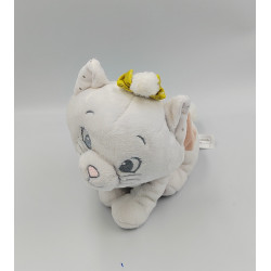 Doudou chat Marie blanc rose pailleté Les Aristochats Disney NICOTOY