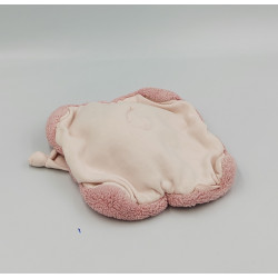 Doudou Plat carré ours endormi rose K KALOO
