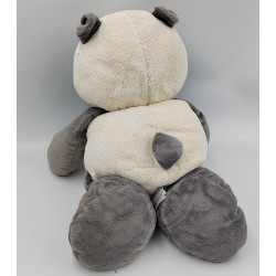 Grand Doudou panda gris noir blanc Louis et Scott NOUKIE'S