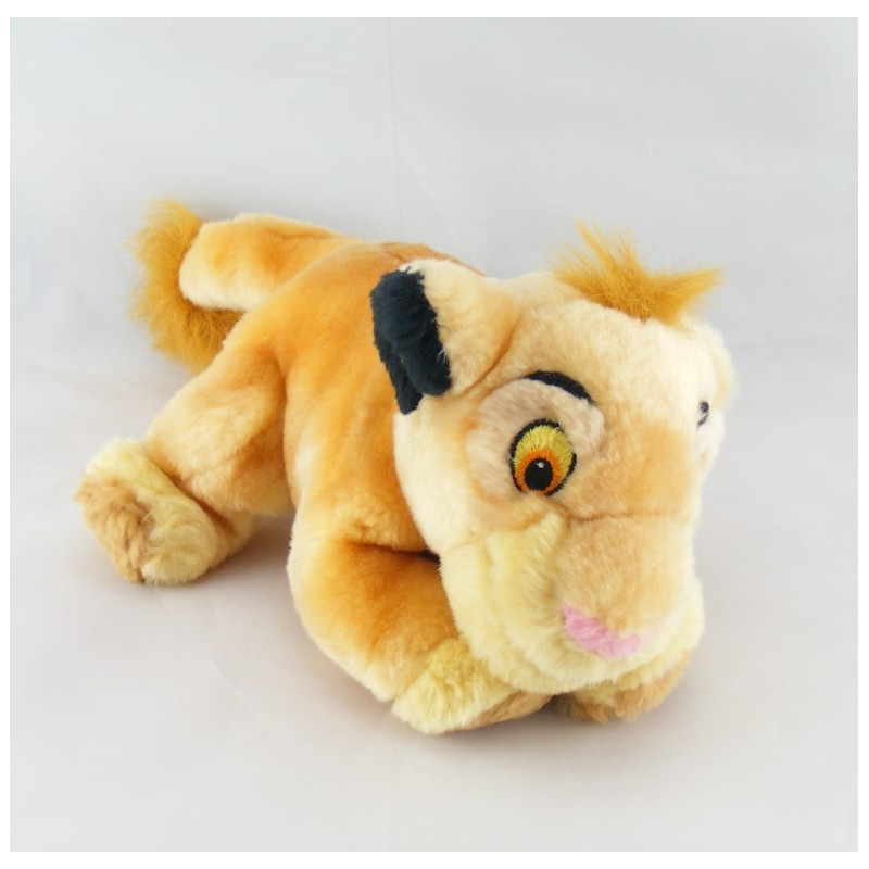 Doudou le roi lion Simba Kovu couché DISNEY