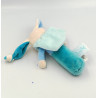 Doudou baton pouet lapin bleu turquoise Pacap BABY NAT