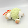 Doudou boule souris vert blanc étoile KALOO