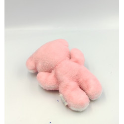 Ancienne peluche ours blanc rose PASTEL
