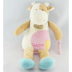 Doudou et compagnie vache Cerise avec bonbon 