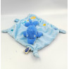 Doudou plat dauphin bleu coquillage étoile MOTS D'ENFANTS