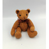 Doudou ours marron noeud SIPLEC