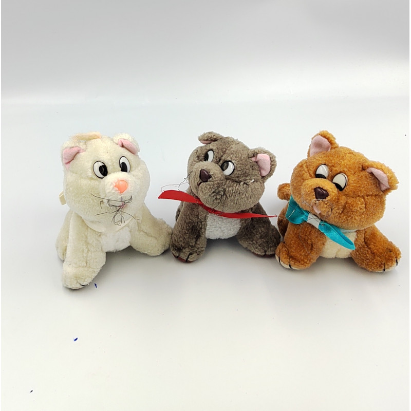 Ancienne Peluche chats Toulouse Blériot Marie Les Aristochats DISNEY MATTEL année 90