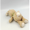 Doudou lapin beige foulard vert ALTHANS CLUB