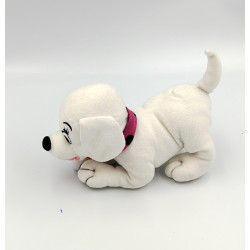 Doudou peluche chien dalmatien collier rose DISNEY