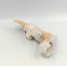 Ancien doudou peluche lapin beige blanc RUSS