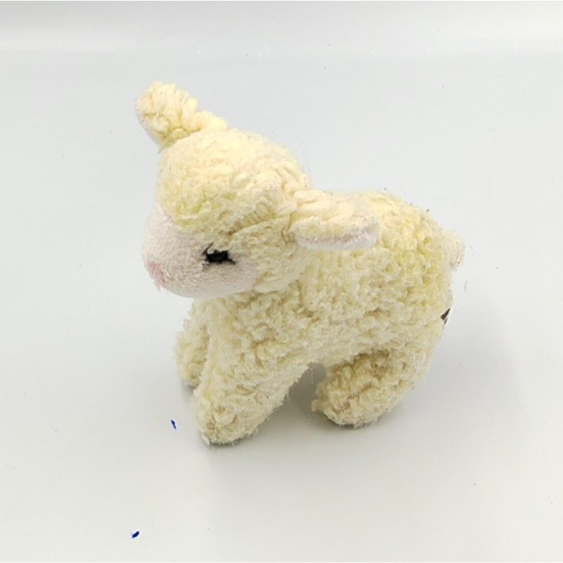 Ancienne Peluche mouton blanc JOUAL