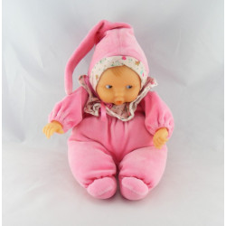 Doudou bébé poupée Baby Pouce rose COROLLE 2000