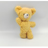 Ancienne peluche doudou ours beige jaune