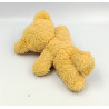 Ancienne peluche doudou ours beige jaune
