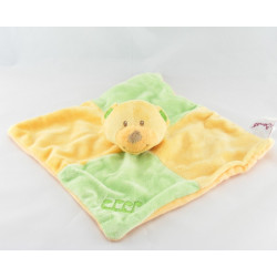 Doudou ours orange vert bleu BENGY