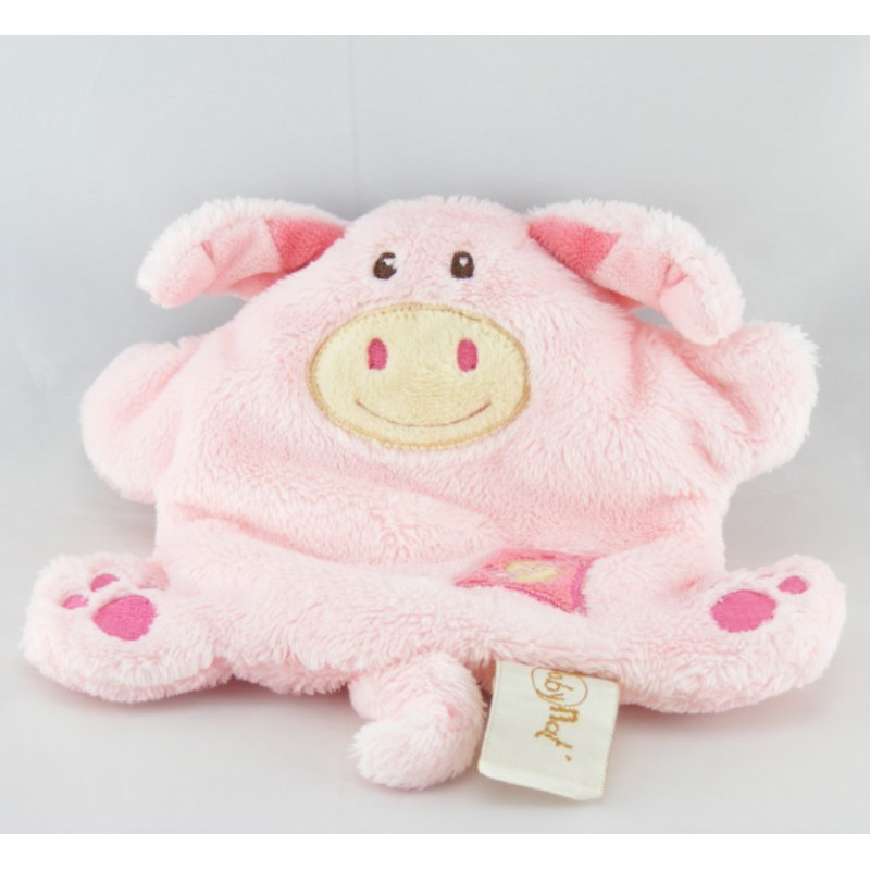 Doudou semi plat chien bleu BABY NAT