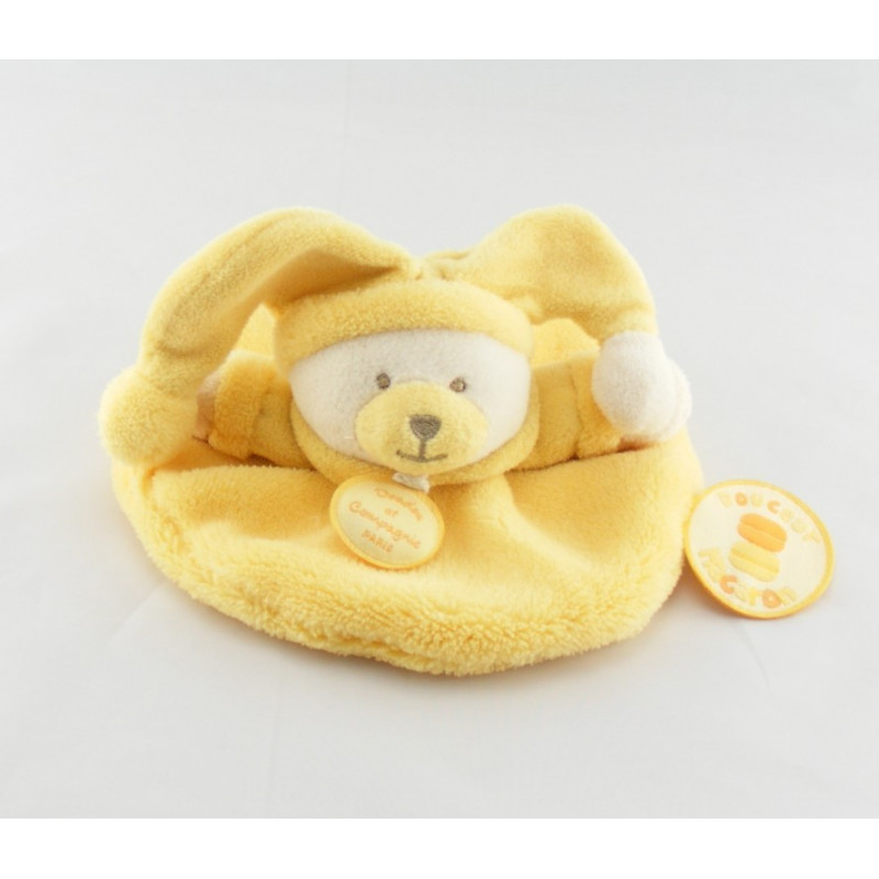 Doudou et compagnie plat marionnette tortue jaune Totidou