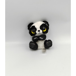 Doudou peluche panda gros yeux brillants PABLO